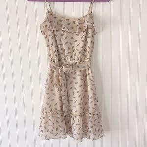 Neutral summer dress